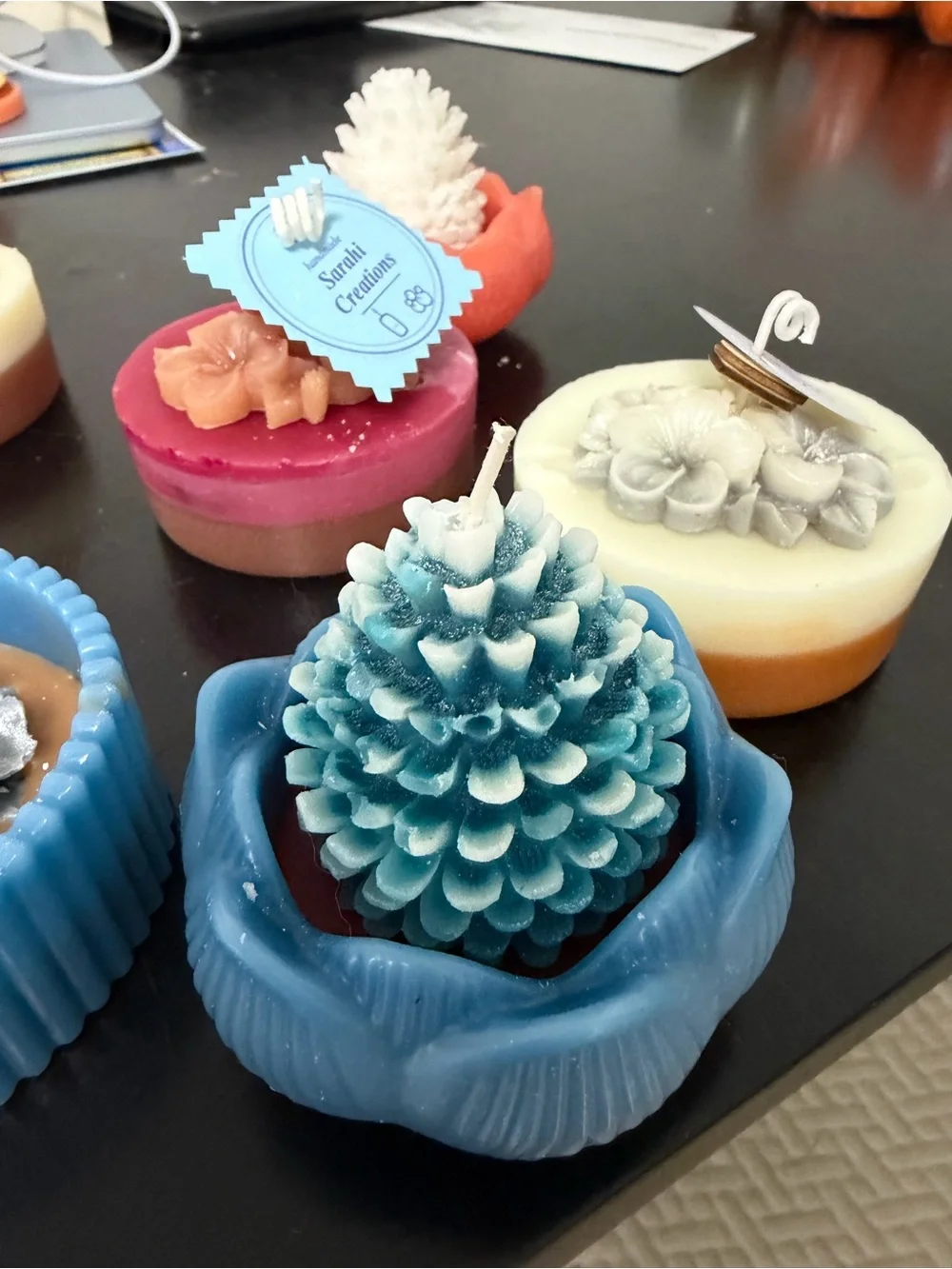 Handcrafted Pinecone Candle and other styles